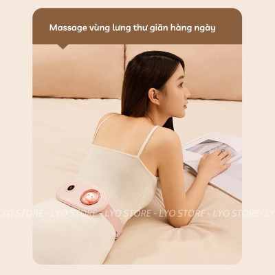 Máy massage làm ấm bụng , Đai chườm ấm bụng giảm đau kinh nguyệt ,Điều khiển nhiệt độ thông minh, ấm áp không gây nóng