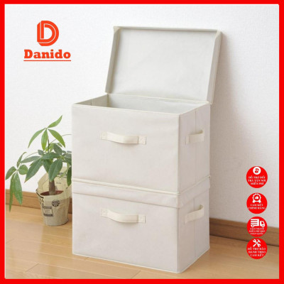 Bộ 2 chiếc hộp vải đựng đồ Thụy Điển 24L, Combo 2 chiếc túi vải đa năng TD1 có chọn màu miDoctor