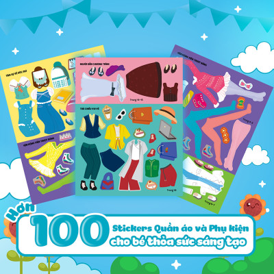 Sách Sáng tạo thời trang: Thời trang nghề nghiệp (Hơn 100 stickers)