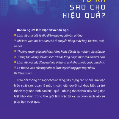 Làm việc từ xa sao cho hiệu quả (Working in a virtual work) - Tác giả Nicole Stinton - BÍ QUYẾT ĐẠT ĐƯỢC THÀNH CÔNG VỚI XU HƯỚNG LÀM VIỆC TỪ XA