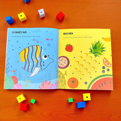 Sách cho bé - Rèn Luyện Khả Năng Tập Trung - 6 chủ đề - Lẻ tự chọn - Sách tương tác - Dành cho trẻ từ 2-5 tuổi