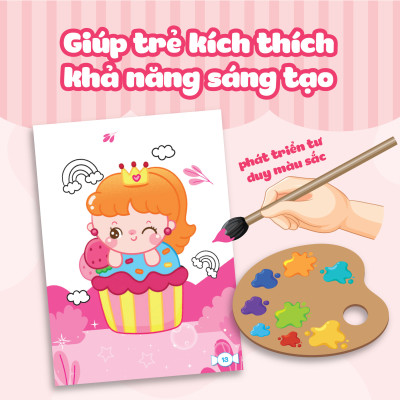 Tô màu diệu kỳ- Bữa tiệc bánh ngọt