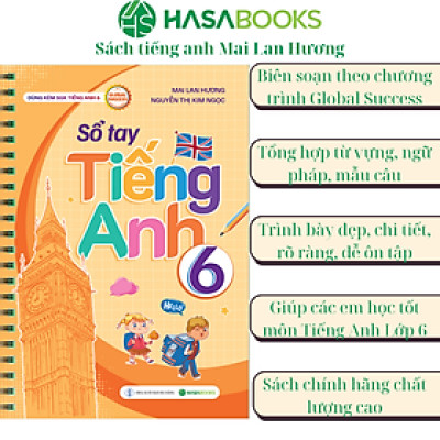 Sổ Tay Tiếng Anh 6 Global Success - Mai Lan Hương
