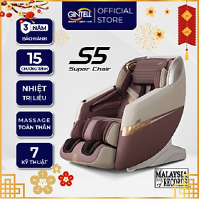 |MUA 1 TẶNG 1| Ghế Massage Toàn Thân S5 SuperChair + G RELAX EZ| 3 năm bảo hành chính hãng
