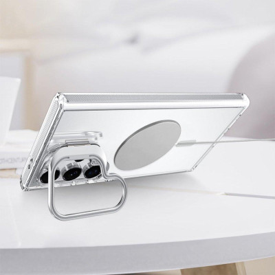 Ốp Lưng Trong cho Samsung Galaxy S25 Ultra Suốt Kiêm Giá Đỡ Raigor Inverse Rita Case Hỗ Trợ Sạc Không Dây Magnetic Viền Chống Sốc - Hàng chính hãng