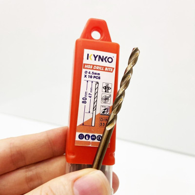 MŨI KHOAN INOX KYNKO HSS-M2-045 đường kính phi 4.5mm