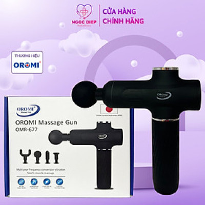 Máy Massage Cầm Tay Toàn Thân 6 Cấp Độ OROMI ORM-677 - Chuyên Sâu Vai Lưng, Giảm Đau Cơ - Chính Hãng