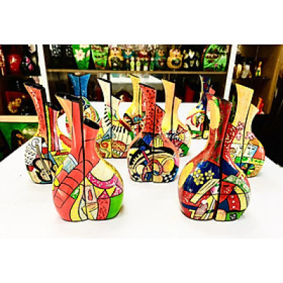 BÌnh hoa sơn mài - Bình đôi tình yêu sơn mài size 24x14 cm - Ý Nghĩa, Lạ mắt