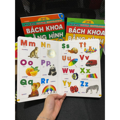 Bách Khoa Bằng Hình Đầu Tiên Cho Bé Theo Chủ Đề Quyển 1 - Song ngữ Anh Việt - Quét mã QR nghe đọc