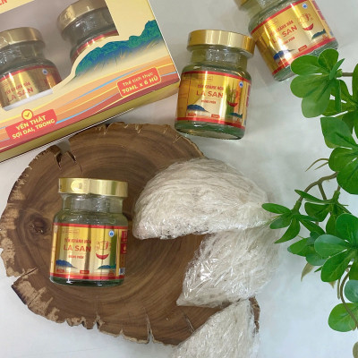 [CÓ 35% YẾN TƯƠI] Xách Yến Khánh Hòa La San Đường Phèn 1 xách x 6 hũ