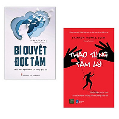 Combo 2 Cuốn: Thao Túng Tâm Lý+ Bí Quyết Đọc Tâm( Phương Pháp Để Làm Chủ Trong Các Cuộc Giao Tiếp)