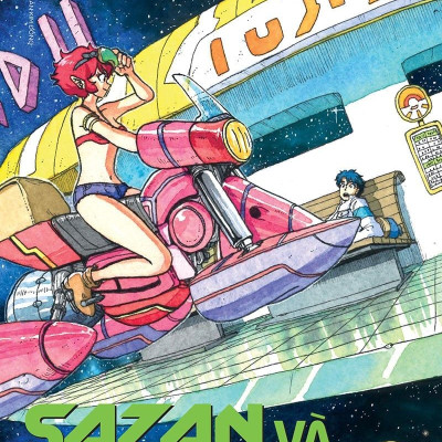 Sách - Sazan và cô gái sao chổi (combo 2 tập)