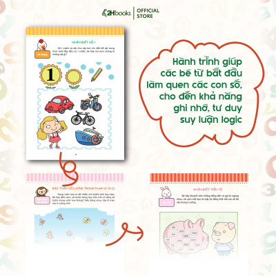 Combo 6 cuốn: Phát triển tiềm năng toán học cho trẻ - Toán  học cho trẻ mẫu giáo - Lớp chồi, Lớp lá, Lớp mầm (Tái bản 2021)- 2HBooks