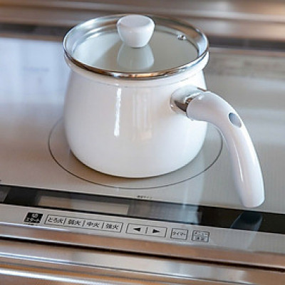 Nồi đa năng tráng men Pearl Metal Bianco 16cm (2.0L) - Hàng nhập khẩu Nhật Bản