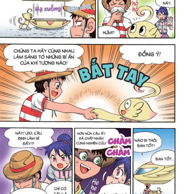 Sách tranh manga Nhiệm vụ khoa học kỳ bí tập 6: Coi chừng! Quái vật bão đến rồi!