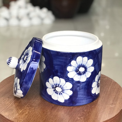 Hũ Đựng Muối Dưa Cà Gốm Sứ Bát Tràng