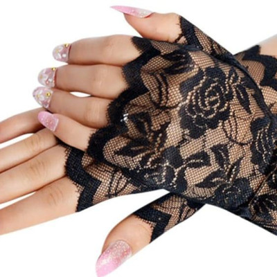 Găng tay Cô dâu và Dạ hội MS: 37624 (họa tiết ngẫu nhiên)