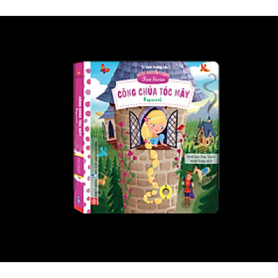 Sách chuyển động - First stories - Công chúa tóc mây - Rapunzel