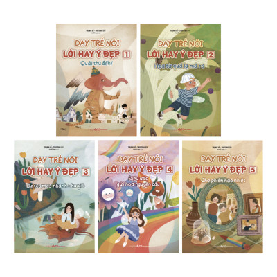 Combo Dạy Trẻ Nói Lời Hay Ý Đẹp - Túi 1 (Từ Quyển 1 Đến 5)