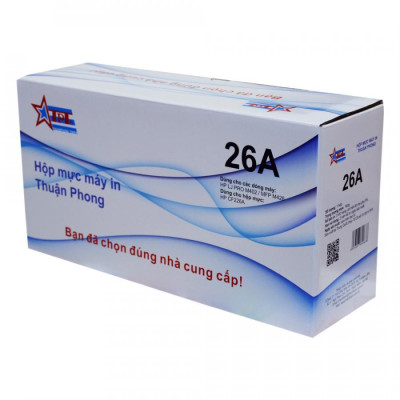 Hộp mực Thuận Phong 26A dùng cho máy in HP LJ PRO M402 / MFP M426 - Hàng Chính Hãng