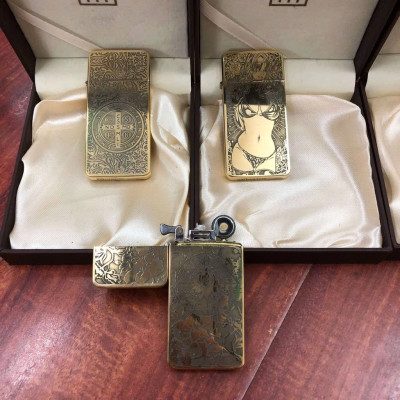 Vỏ hộp quẹt bật lửa xăng đá KZC5 mỏng nhỏ gọn- Nhiều hình