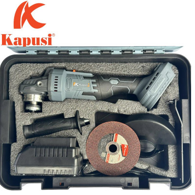 Máy mài pin Kapusi 20V - Không CHỔI THAN - Dây Lõi Đồng Nguyên Chất - mài góc, cắt sắt, cắt gỗ, cắt gạch,...