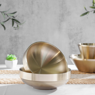 Tô mì lạnh Spring 100% inox 201 cao cấp, không sét, thành cao, lòng sâu cao cấp - Cobihome