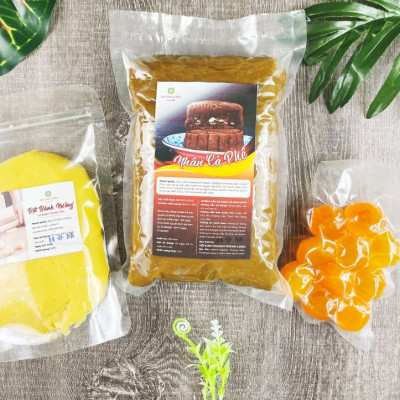 SET NGUYÊN LIỆU LÀM BÁNH TRUNG THU - COMBO NHÂN CÀ PHÊ