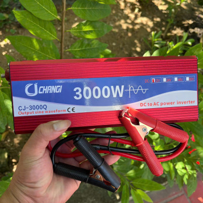 Bộ Kích Điện Inverter Sóng Sin 12V-220V 3000W – Hàng Loại Xịn Cao Cấp , Siêu Bền, đèn trang trí