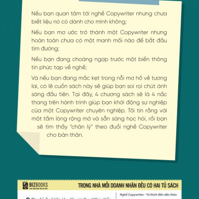 Sách - Nghề Copywriter - Từ thích đến dấn thân - Tất tần tật từ A đến Z dành cho Newbie
