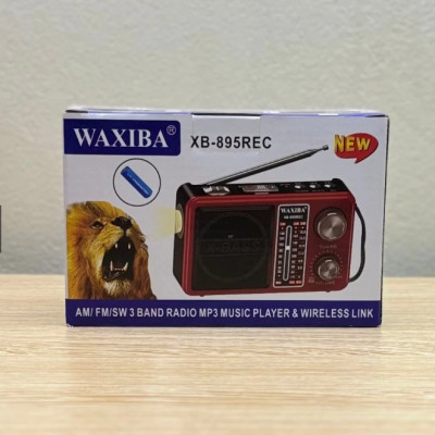 Máy Nghe Nhạc Kiêm Đài Radio Waxiba XB-895REC Tích Hợp Đèn Pin Hỗ Trợ Thẻ Nhớ, USB ( Hàng chính Hãng )