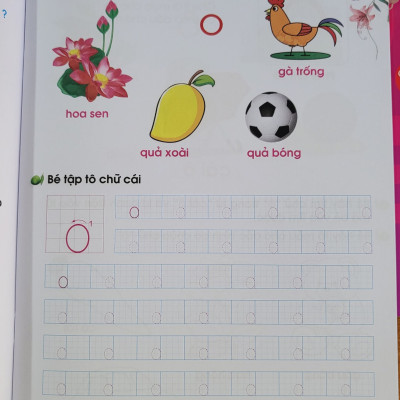 Bộ sách 4 cuốn: Bé làm quen và tập tô chữ cái, chữ số (Dành cho bé chuẩn bị vào lớp 1)