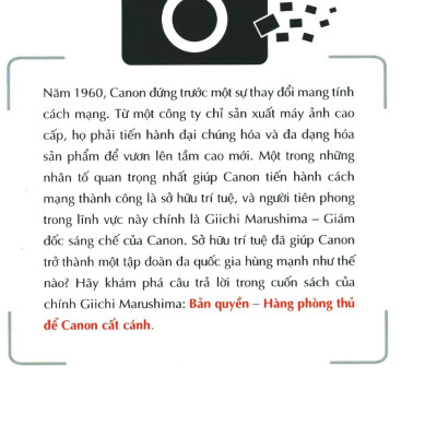 Bản Quyền Hàng Phòng Thủ Để Canon Cất Cánh