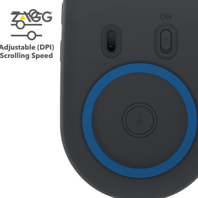 Chuột không dây Bluetooth Zagg Pro Mouse, kết nối đa thiết bị , bảo hành 12 tháng 1 đổi 1 - Hàng chính hãng