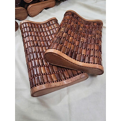 Gối Công Thái Học , Gối Hạt Gỗ Cao Cấp - Kích Thước 36cmx24cmx8/4cm ( video , hình thật )