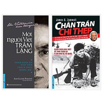 Sách - Combo Một người Việt trầm lặng + Chân trần chí thép - FirstNews