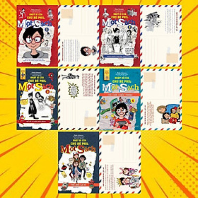 Sách - Nhật Ký Chú Bé Phil Mọt Sách - Chọn Lẻ 5 Tập - Philip Osbourne - Tân Việt Books