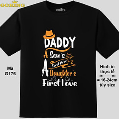 First Hero, First Love, mã G176. Hãy tỏa sáng như kim cương, qua chiếc áo thun Goking siêu hot cho nam nữ trẻ em, áo phông cặp đôi, gia đình, đội nhóm
