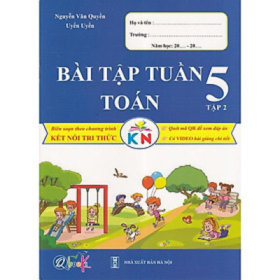 Sách - Bài tập tuần Toán 5 tập 2 (Kết nối)