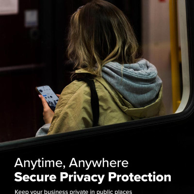 Bộ 2 Miếng Dán cường lực chống nhìn trộm kèm khung dán RINGKE Easy Slide Privacy Tempered Glass dành cho Samsung Galaxy S25 Ultra_ Hàng Chính Hãng