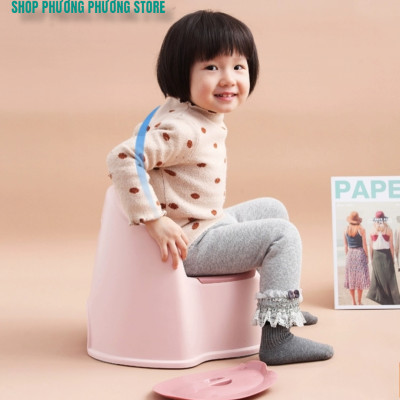 Ghế Bô Cho Bé Đi Vệ Sinh Có Tựa Lưng,Chân Đế Chống Trượt,Có Ngăn Chứa Dễ Tháo Lắp Cọ Rửa ( Chống Gù Lưng / Tốt Cho Sức Khỏe ) MSP5640VN