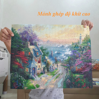 Bộ tranh xếp hình cao cấp 1000 mảnh ghép – Lâu Đài Neuschwanstein, Đức (50x79cm)