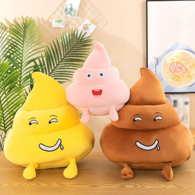 Thú Nhồi Bông Poop Ngộ Nghĩnh Value Toys Màu Hồng 25cm Cho Bé Yêu
