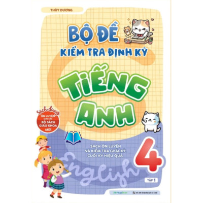 Sách - Combo/Lẻ Bộ đề kiểm tra định kỳ Tiếng Anh lớp 4 (2 Tập)