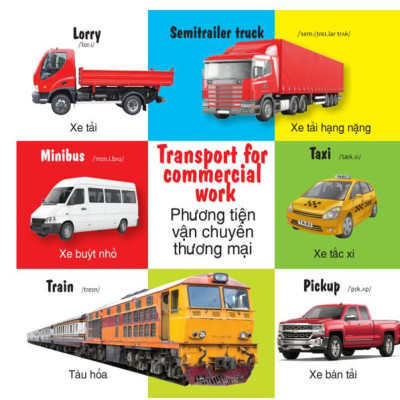 100 Từ Đầu Tiên - Các Phương Tiện Giao Thông - Song Ngữ (VT)