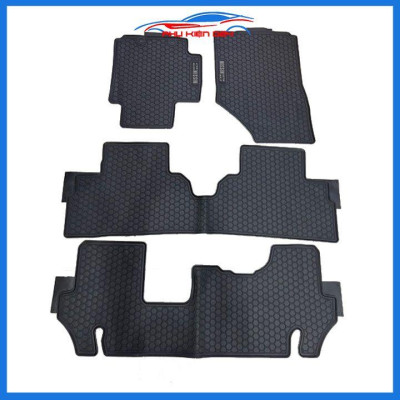 Thảm lót sàn cao su cho xe Suzuki XL7 2019-2020-2021-2022-2023 mẫu chữ trắng hàng chuẩn theo xe chịu lực tốt