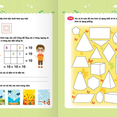 Sách - combo - Trò chơi Toán Học - Rèn luyện Tư Duy (3 - 6 tuổi)
