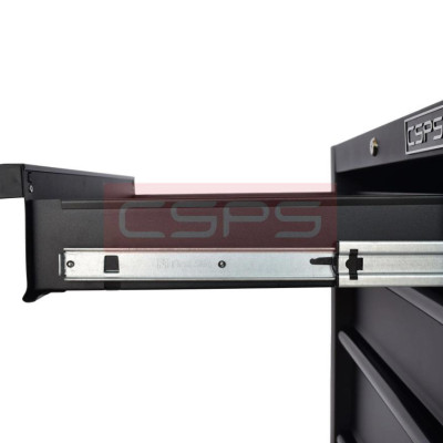Tủ dụng cụ CSPS 61cm - 04 hộc kéo màu đen có chân tủ