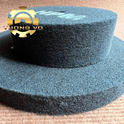 Bánh nỉ xám đánh bóng-bánh nỉ đánh bóng inox kích thước 150x25x16mm-150x50x16mm #240 (Gía đã bao gồm VAT)