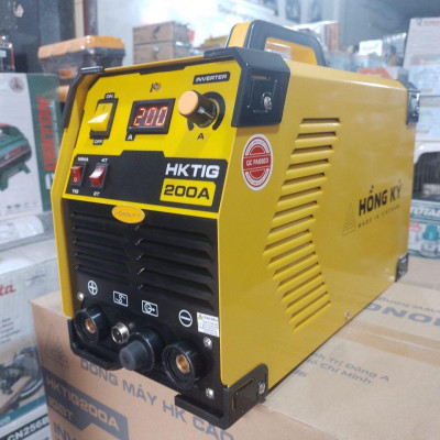 MÁY HÀN TIG DC MMA INVERTER 200 AMPE 220V HỒNG KÝ HKTIG200A (IGBT 2022) - HÀNG CHÍNH HÃNG